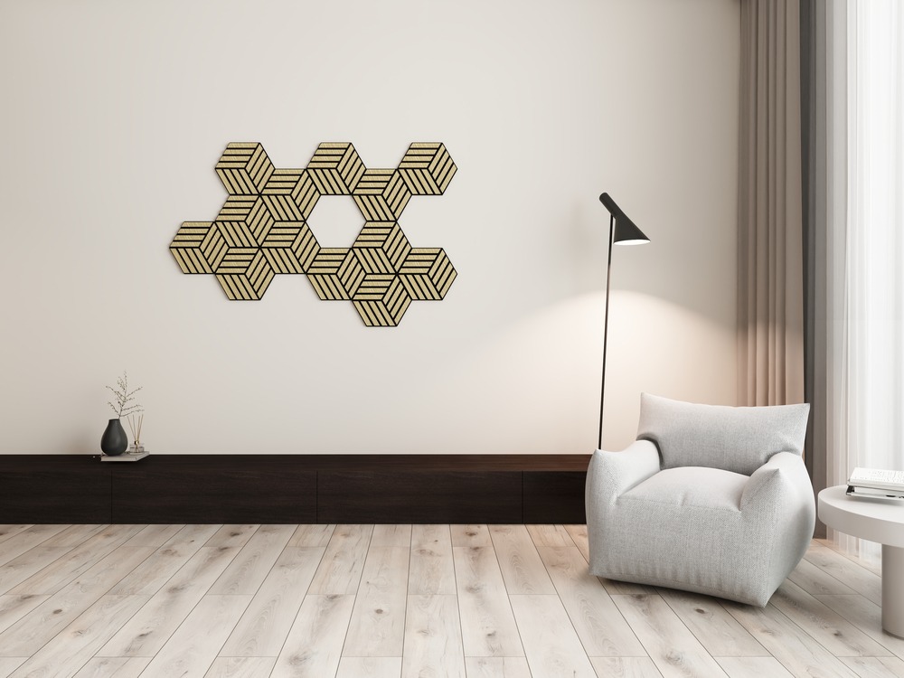 Flexible tambour wall panel